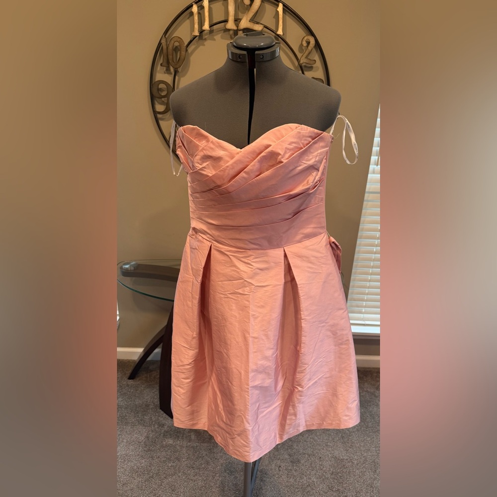 Elegant Pink Off-Shoulder Dress by Alfred Sung Size 14 Sample‎ NWT